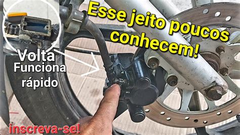 JEITO MAIS FÁCIL E RÁPIDO DE FAZER O FREIO A DISCO FUNCIONAR NOVAMENTE