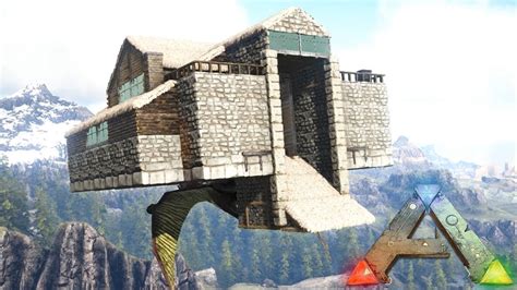 Ark Quetzal Platform Base The Flying House Speed Build Youtube