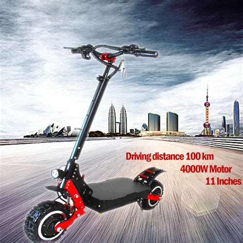 Inch Foldable Wheel Electric Standing Scooter Km H Speed W