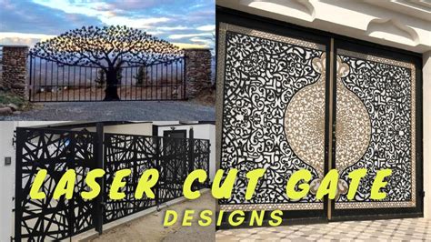 Modern Laser Cut Gate Designs Youtube