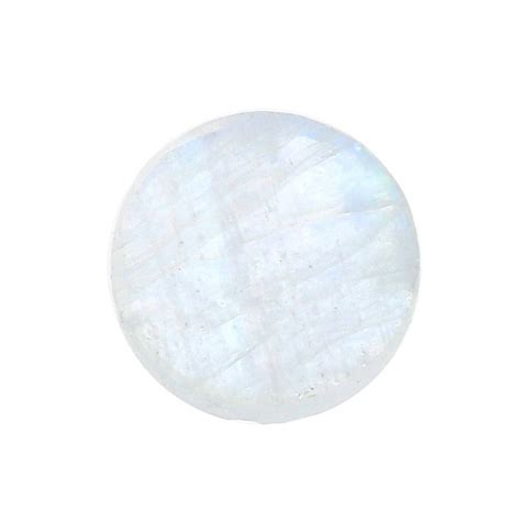 Cabochon Plat Rond Palet 8 Mm En Pierre Gemme Pierre De Lune Arc