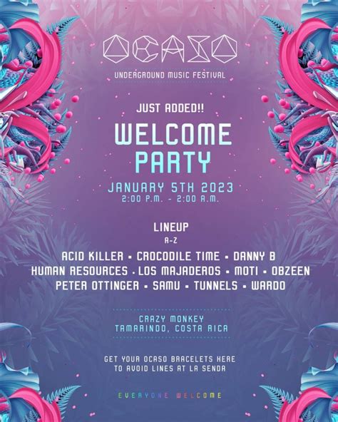 Ocaso Festival Announces Welcome Pool Party Electronic Groove