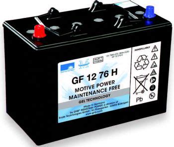 Exide Sonnenschein GF 12 76 H Blei Gel Batterie 12V 76Ah