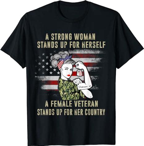 Amazon A Strong Woman Stands Up For Herself A Female Veteran Proud