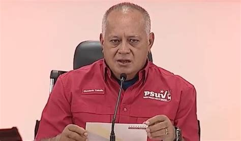 Cabello a la oposición le conviene que gane Nicolás Maduro