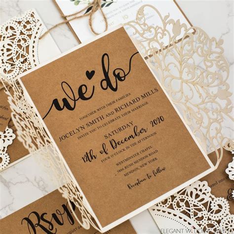 Rustic Wedding Invitations Invites Online EWI