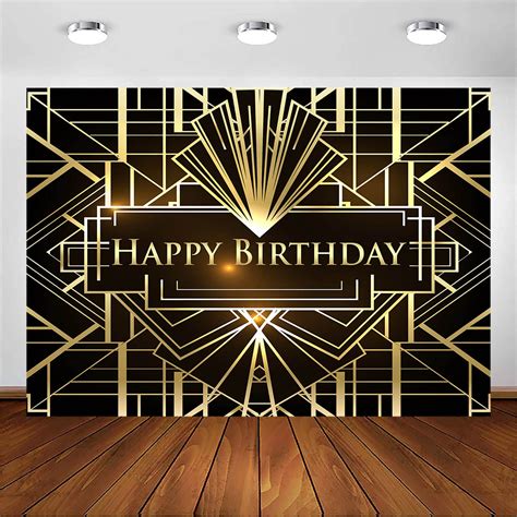 Buy Mehofoto Birthday Photo Booth Backdrop 7x5ft 1920s Great Gatsby