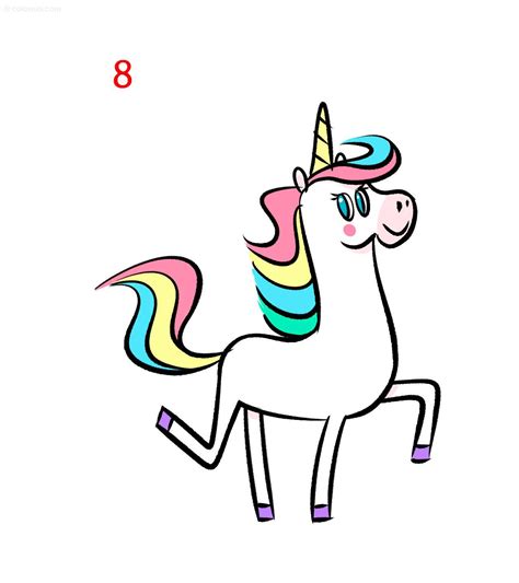 Unicorn Drawing » How to draw a Unicorn