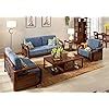 Piyush Handicraft Sheesham Wood Seater Sofa Set With Center