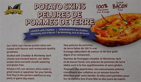 Costco Dee Amore Potato Skins Review Costcuisine