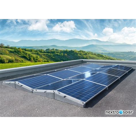 Sun Ballast Ost West Montagesystem Photovoltaik Nextro Solar