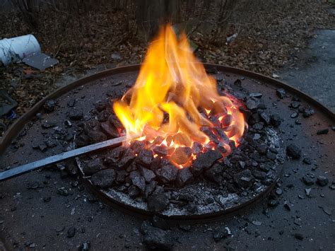 coal forge attempt solid fuel forges  forge iron