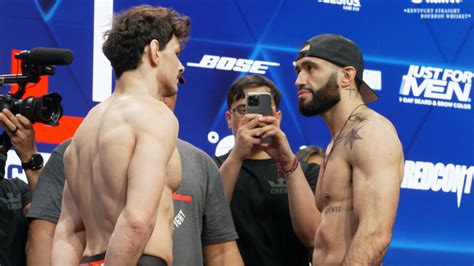 2023 PFL 3 Ceremonial Weigh-in and Fighter Faceoff | MMA Junkie