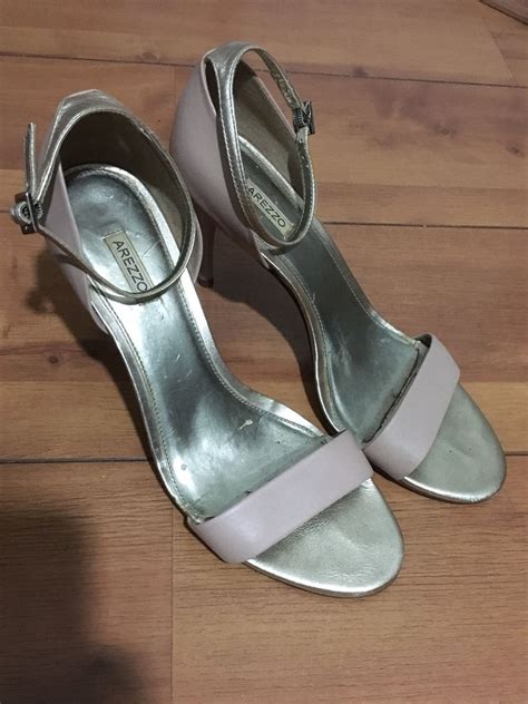 Sandália Nude Festa Arezzo Sandália Feminina Arezzo Usado enjoei