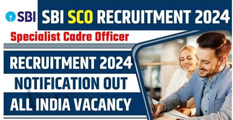 Sbi Sco Recruitment Notice Out Apply Online