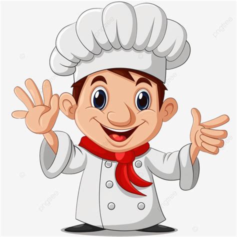 Chef Cartoon With Ok Sign Cartoon Catering Character Png Transparent