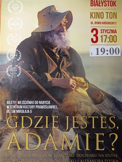 Wydarzenia Projekcja Filmu Gdzie Jeste Adamie Dwie Projekcje O