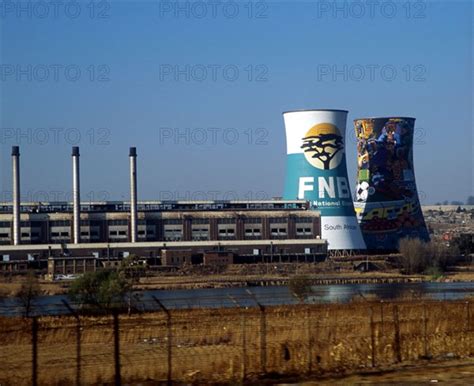 Soweto Johannesburg South Africa 9 2003 Cooling Towers Of A Power