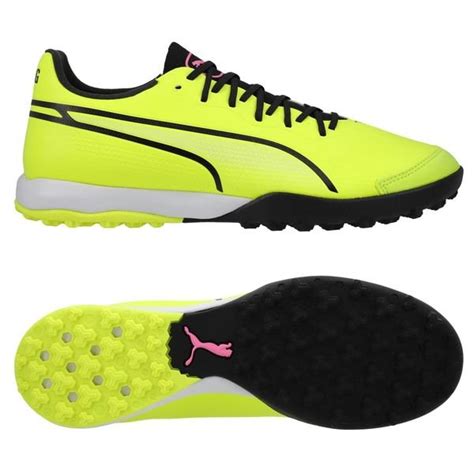 PUMA King Pro TT Phenomenal Electric Lime Schwarz Poison Pink