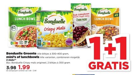 Bonduelle Groente Mini S Of Lunchbowls Blikjes A Gram Aanbieding