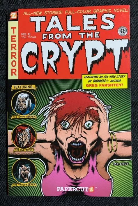 2009 Tales From The Crypt 6 Sc Vf 80 Papercut The Crypt Keeper