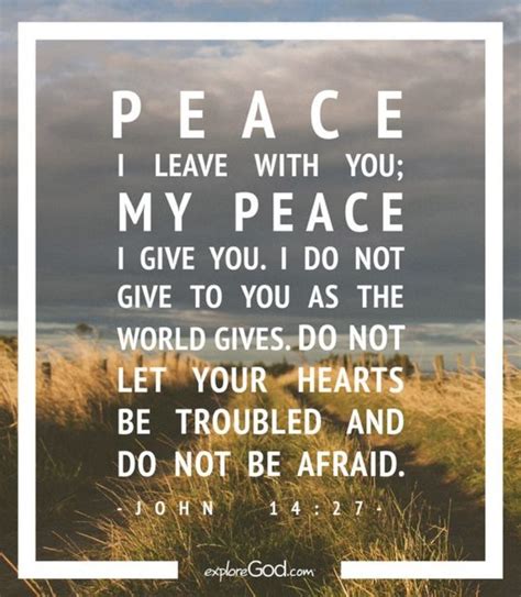 Peace Emma Danzey John 1427 Says Peace I Leave With By Ace