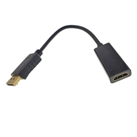 Мултимедиен адаптер Platinet 45207 с мъжки DisplayPort DP към женски