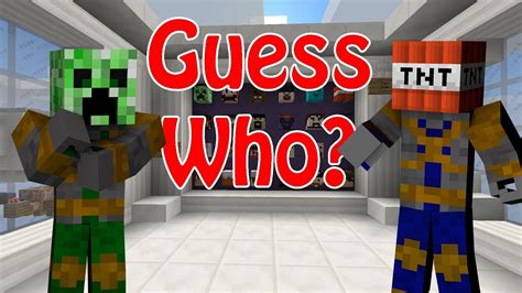 Minecraft Guess Who Minigame W Blue Youtube