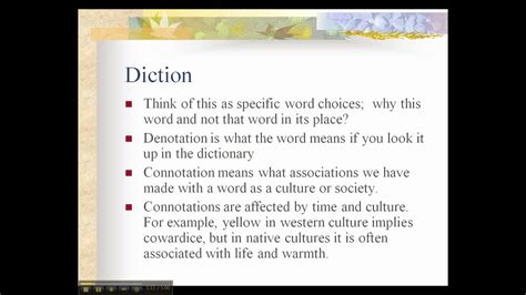 Why Is Diction Important