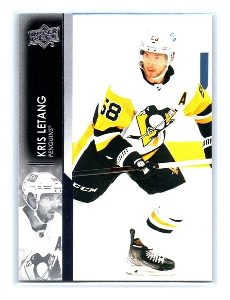 Upper Deck Hockey Kris Letang Pittsburgh Penguins Ebay