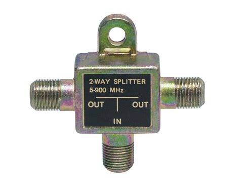 SPLITTER-1 Splitter, TV 2 way, 5-900mhz - Miscellanous Antenna ...