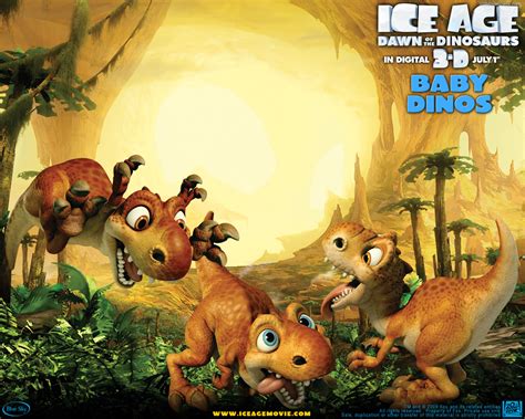 Koleksi Kartun Terbaik: Ice Age Down Of The Dinosaurs - Baby Dinos