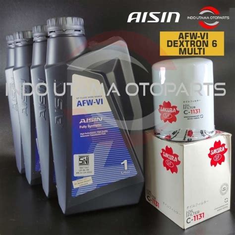 Jual Oli Aisin Transmisi Matic ATF Dexron 6 Filter Oli Hilux Revo C