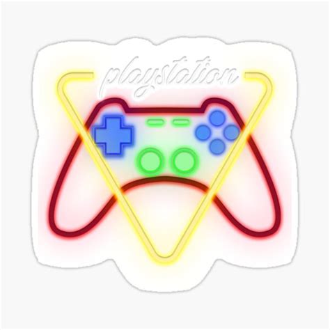 "Playstation Neon Logo" Sticker for Sale by LukaCrt | Redbubble