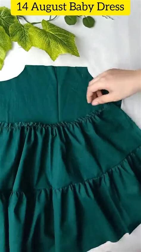 Ruffle Frill Baby Frock Cutting And Stitching Very Easy Baby Frock Step