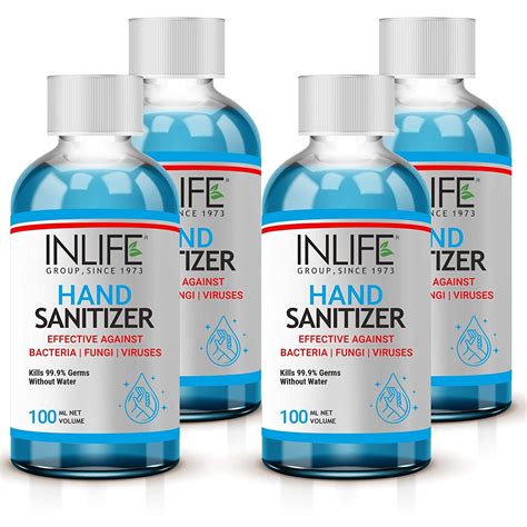 Inlife Pure Isopropyl Alcohol Based Liquid Pocket Hand Sanitizer