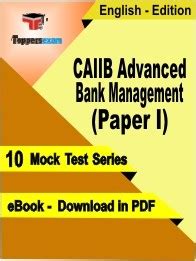 Caiib Advanced Bank Management Notes Study Materials Available Here