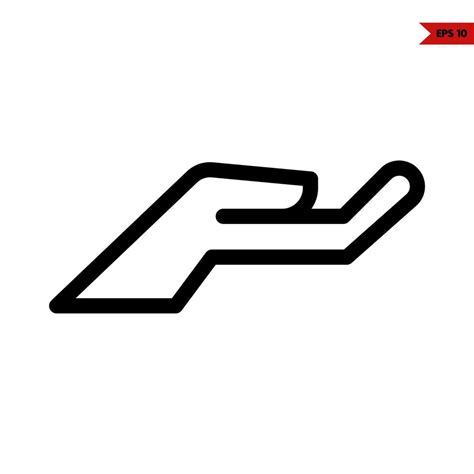 Hand Line Icon 22780567 Vector Art At Vecteezy