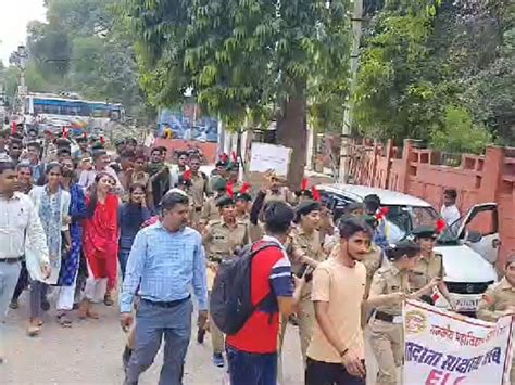 Karauli News Students Took Out Rally Regarding Voter Awareness Ncc Nss