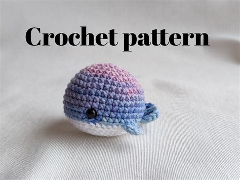 Crochet Whale Pattern Amigurumi Whale Pattern Inspire Uplift