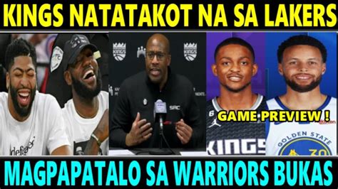 MADAYA KINGS TAKOT NA Sa LAKERS IIWASAN Sa PLAYOFFS PAPATALO DAW Sa