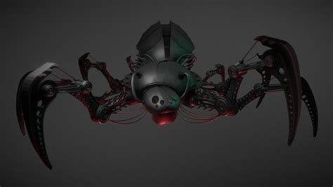 Mechanical Spider 3D Model By Stuart Farmer Stufar 40c867f