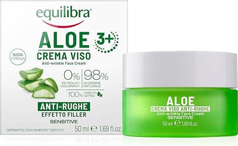 Equilibra Viso Aloe Crema Viso Anti Rughe Crema Viso Effetto Filler A