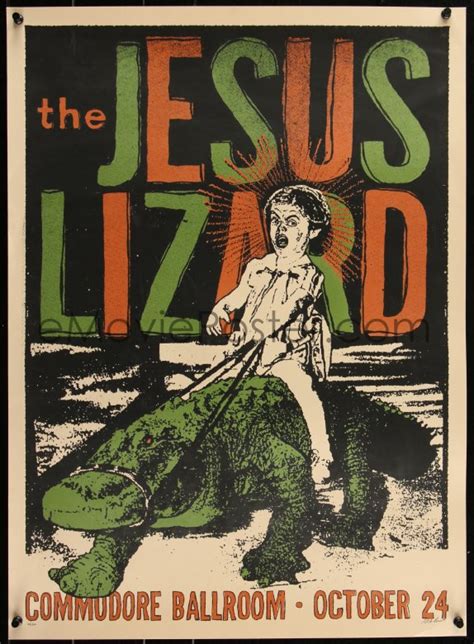 Image For 2g0475 Jesus Lizard Signed 99200 19x26