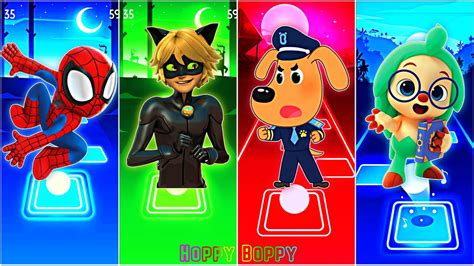 Spidey Cat Noir Miraculous Ladybug Sheriff Labrador Pinkfong