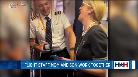 Pilot Honors His Flight Attendant Mother Cw39 Houston