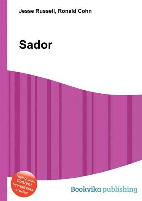 High Quality Content By Wikipedia Articles Sador Is A Fictional