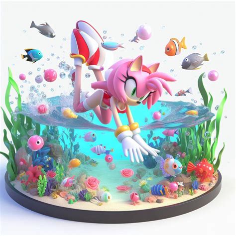 Amy Rose Swimsuit Diving 24 By Bludinimax On Deviantart