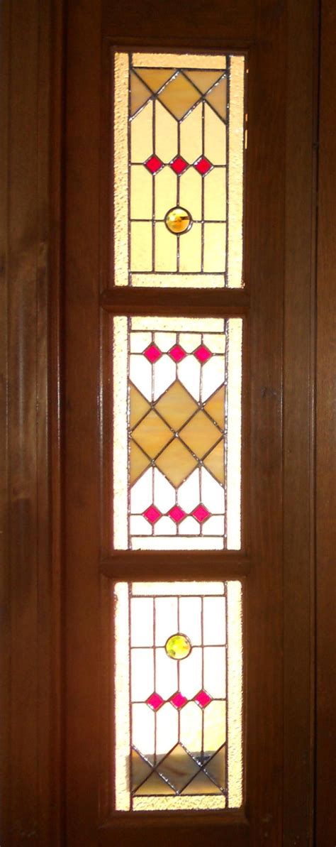 Custom Sidelight Stained Glass Panel Art Deco Style Etsy Stained Glass Panel Panel Art