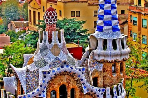 Barcelona Part Gaudi Park Guell Moco Choco